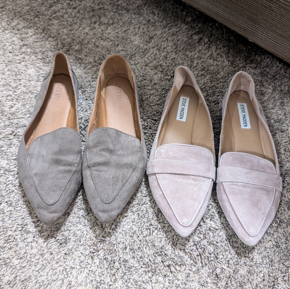 Gray flats lot of 2